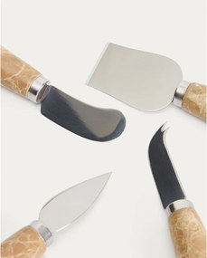 Rozsdamentes acél sajtvágó kés készlet 4 db-os Adoma – Kave Home