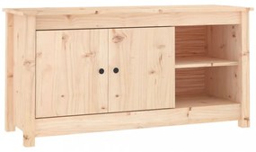 tömör fenyőfa TV-szekrény 103 x 36,5 x 52 cm