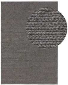 Gyapjúszőnyeg Uno Light Grey 200x300 cm