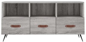 szürke sonoma színű szerelt fa TV-szekrény 102 x 36 x 50 cm