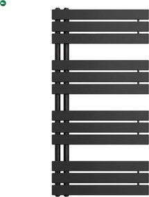 Solaro Design törölközőszárító radiátor 1200x600 mm fekete