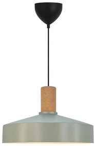 Nordlux - Csillár zsinóron ELVAS 1xE27/60W/230V átm. 37,5 cm zöld 2512033023