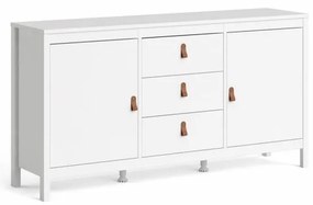 Tvilum Fehér tálalószekrény 3 fiókkal SALOMO