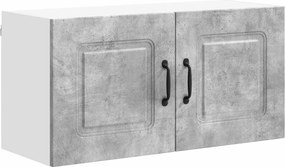 vidaXL Konyhaszekrény Kalmar Beton Szürke 80 x 31 x 40 cm Faanyag