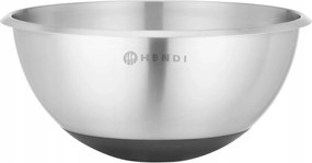 Acél Konyhai Tál Szilikon Talppal És Belső Mérőpohárral 3L