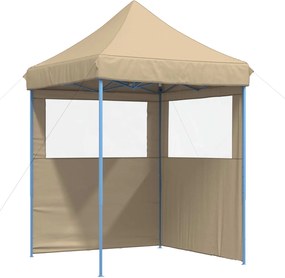 vidaXL Partysátor Bézs 200 x 200 x 306 cm Oxford Szövet