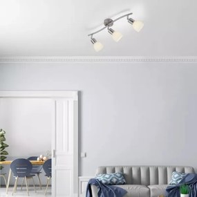 JUST LIGHT. 11953-55 - KARO spotlámpa 3xE14/40W/230V matt króm