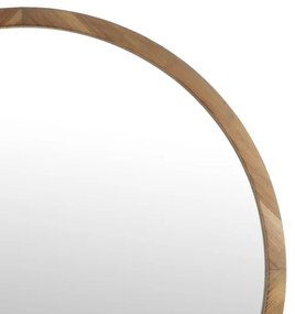 Eglo 425038 - BANI falitükör, 70 cm átmérő, barna