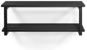 Fekete fém függő cipőtartó 71x26x34 cm Marco – Spinder Design