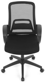 Fekete Hálós Irodai Szék, Hinta Mechanikával. KA-S3015 BK