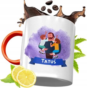 Narancssárga Bögre Apák Napjára Ajándék fényképes nyomtatással