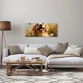 Kép - Boldog kutyus (120x50 cm)