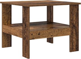 vidaXL Dohányzóasztal Öreg fa 57 x 55 x 45 cm Faanyag