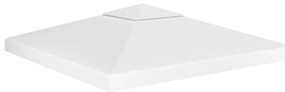 fehér kétszintes pavilon-tetőponyva 310 g/m² 3 x 3 m