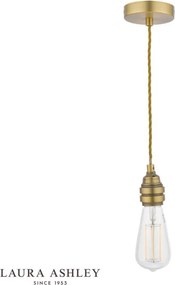 LAURA ASHLEY 3756113-Q LAURA Ernyős Függesztett Lámpa Antik Sárgaréz E27 IP20