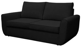 Paloma 2-es (fix) kanapé, fekete