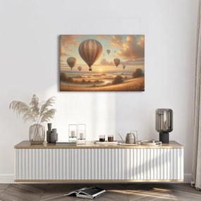 Kép ballonok az esti csendben