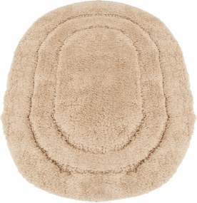 Fürdőszobaszőnyeg Bézs Puha Nedvszívó Csúszásgátló Szőnyeg 50x80CM