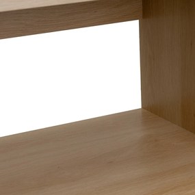 Natúr színű könyvespolc 80x120x40 cm Naroa – Casa Selección