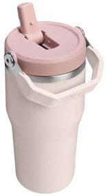 Világos rózsaszín termosz 600 ml IceFlow Flip Straw 2.0 – Stanley