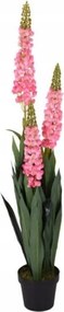 Művirág Cserépben Csillagfürt Rózsaszín Művirág 120 cm