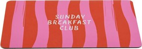 BREAD N' BUTTER reggeliző deszka , Sunday Breakfast Club csíkos