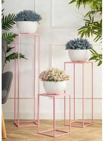 Virágállvány 100x24 cm rózsaszín