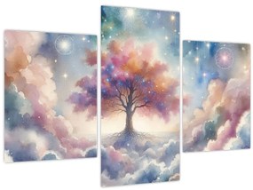 Kép – Életfa a felhőkben (90x60 cm)