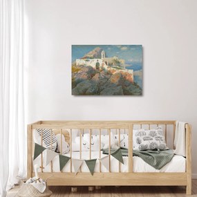 Üveg kép - William Stanley Haseltine, Santa Maria a Cetrella, Anacapri, reprodukciók (70x50 cm)