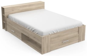 Pocket 160x200 cm ĂĄgykeret Adormo Smart 15 cm matraccal - Kronberg tölgy N