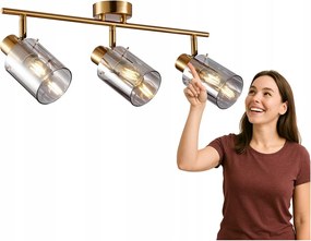 Spot lámpa Sardo SPL-5581-3-BRO-SG Italux