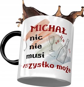 Fekete Bögre Mihály Férj Kollégának Ajándék Nyomtatott Fotóval