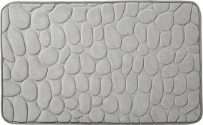Fürdőszobaszőnyeg XXL 80X50 Szürke Csúszásgátló Gyorsan Száradó 4 Rétegű