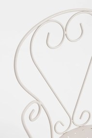 Bézs fém kerti szék Etienne – Bizzotto