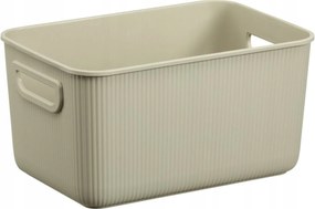 Műanyag tároló doboz Akita doboz 5l bézs