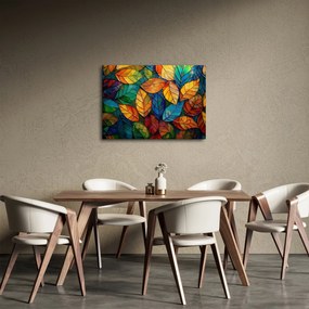Kép - Levélmozaik (70x50 cm)