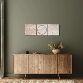 Kép - Fal (órával) (90x30 cm)