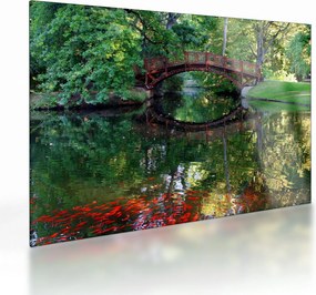 A folyó képe (üvegen) (70x50 cm)