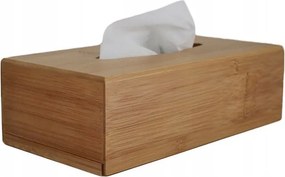 Doboz Fedél Zsebkendőtartó Szalvétatartó Bambusz Fa