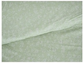 Zöld egyszemélyes krepp ágyneműhuzat 140x200 cm Green Flowers – B.E.S.