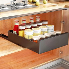 bővíthető kihúzható fiók , 30-50CM széles x 43CM mély x 5,8CM magas