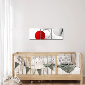 Gömbök képe (órával) (90x30 cm)