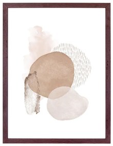 Aspen falikép szett, sötétbarna, 3 db