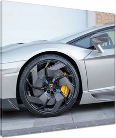 Vászonkép 60x60 Ezüst Auto