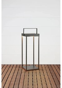 Fekete napelemes-USB kültéri LED lámpás (magasság 53 cm) Pure – Markslöjd