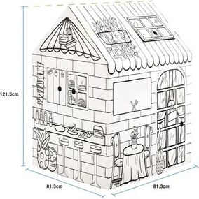 Játékház, színezhető, karton, FELLOWES, Kávéház (IFW053827)