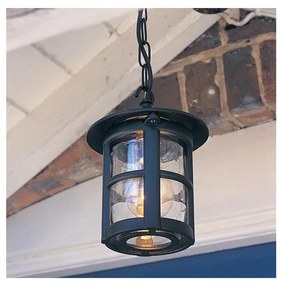 Elstead BL21B-BLACK - Kültéri csillár HEREFORD 1xE27/100W/230V IP43