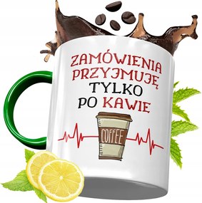 Zöld Bögre Pincérnek Pincérnőnek Ajándék fényképes nyomattal