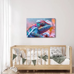 Kép - Színes kaméleon (90x60 cm)