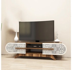 TV asztal/szekrény Mekebu 3 (dió + krém) . 1095588